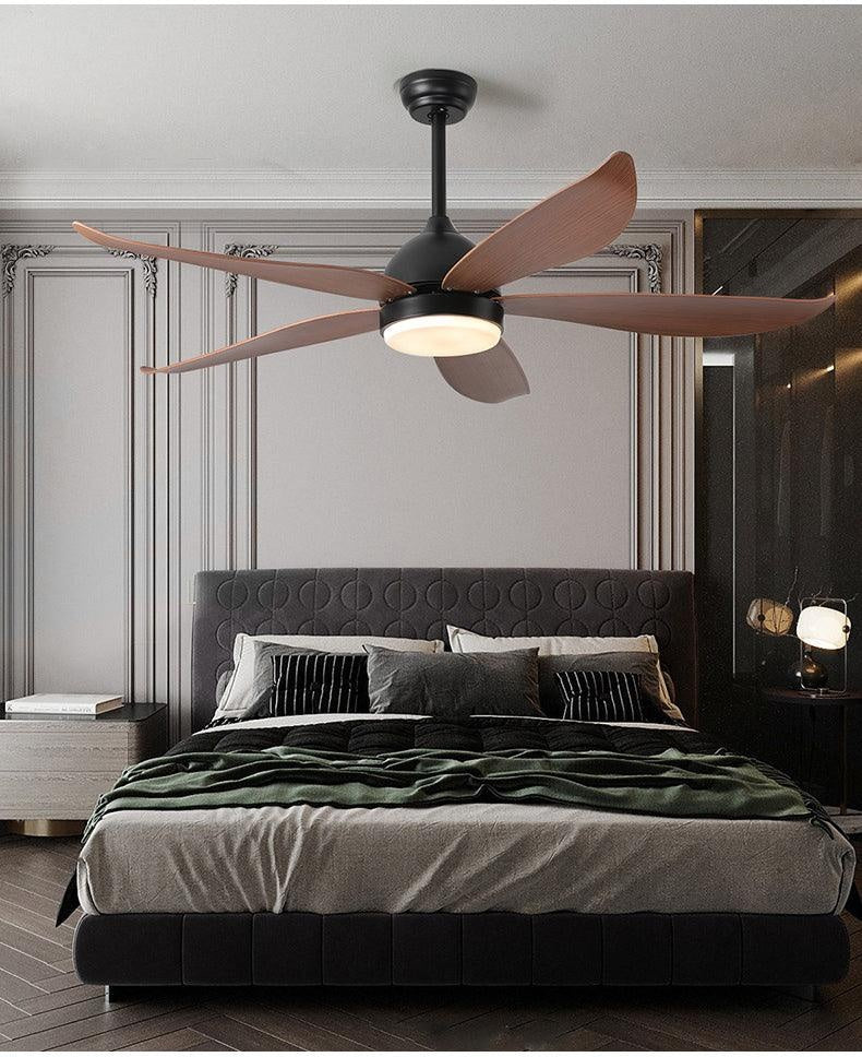 52 Inch 5 Blade Wind Lamp Ceiling Fan